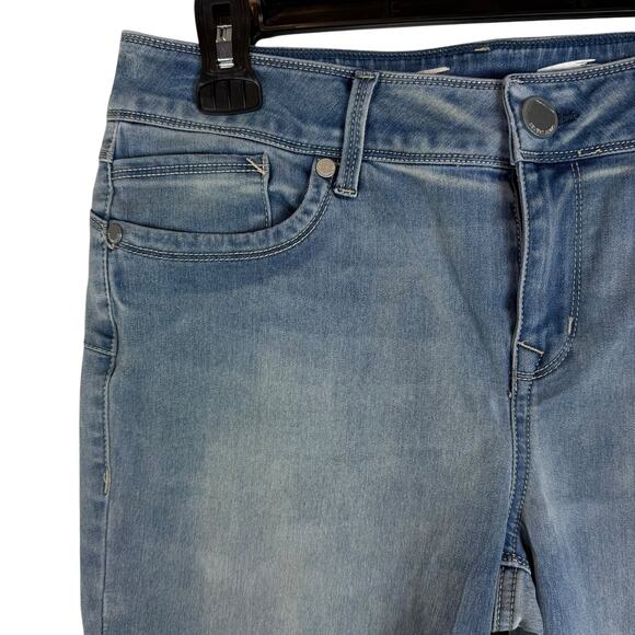 Seven7 Jeans Women's 8 Blue Denim Stretch Mid-Rise Skimmer Booty Shaper Zip Fly - Picture 5 of 15